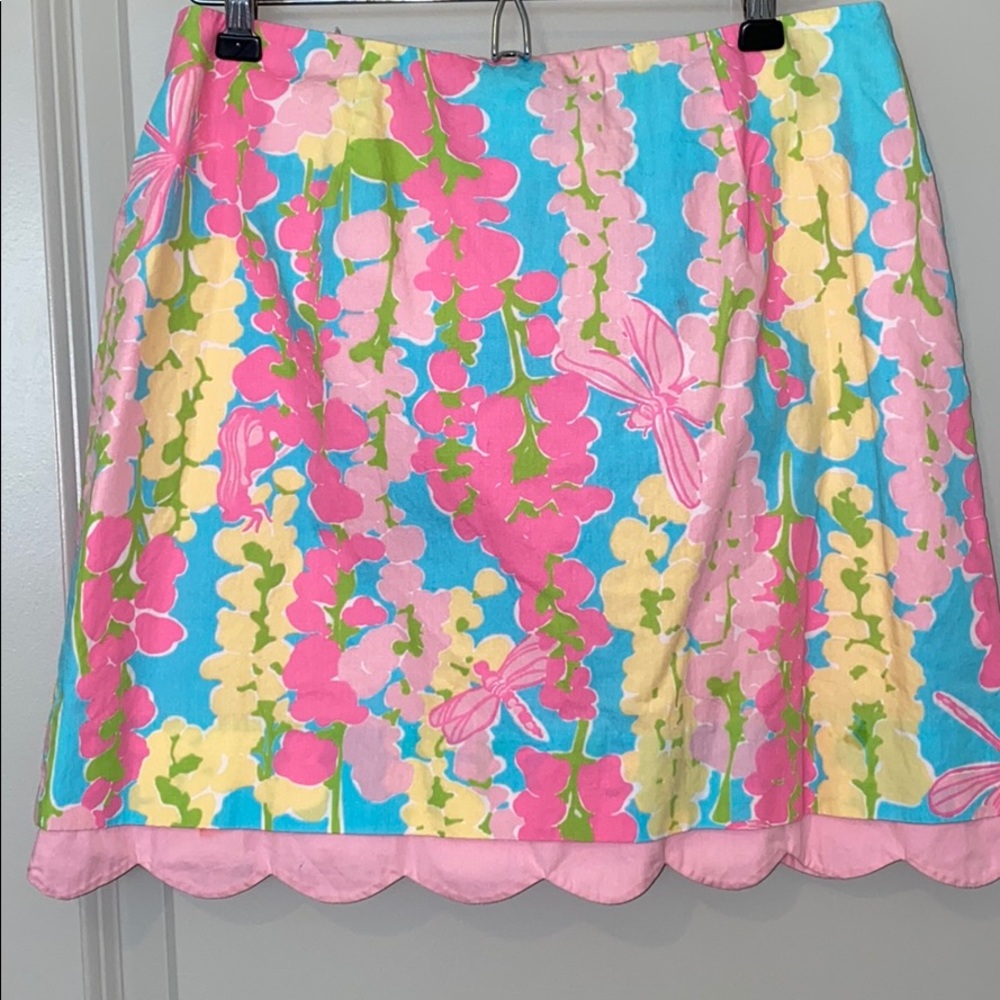 Lilly Pulitzer Cynthia Skirt in Snappy Dragonfly 2